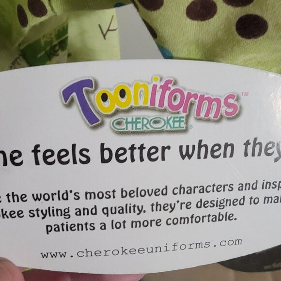 Kermit the Frog Muppets Scrub Top Size L NWT - Picture 4 of 7